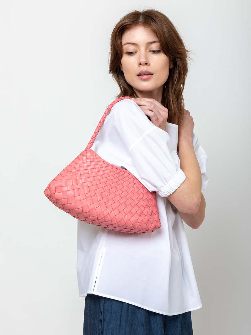 バッグ DRAGON DIFFUSION ROSANNA PASTEL PINK Dragon Diffusion Rosanna bag - Yelow/Verde/Pastel Pink