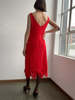 Vintage Lasercut Shift Dress - Flame - Thumbnail 3