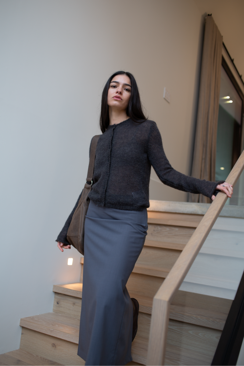 Paloma Wool Button Fine Champions Cardigan - Grey | Garmentory