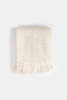 Erica Tanov Merino Wool Throw Blanket - Winter White - Thumbnail 2