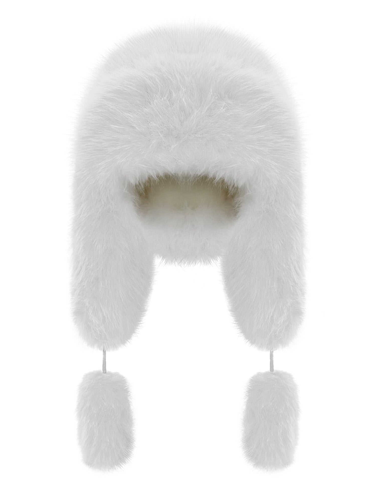 MONOSUIT Fancy Poodle Faux Fur Hat - White | Garmentory display picture 1