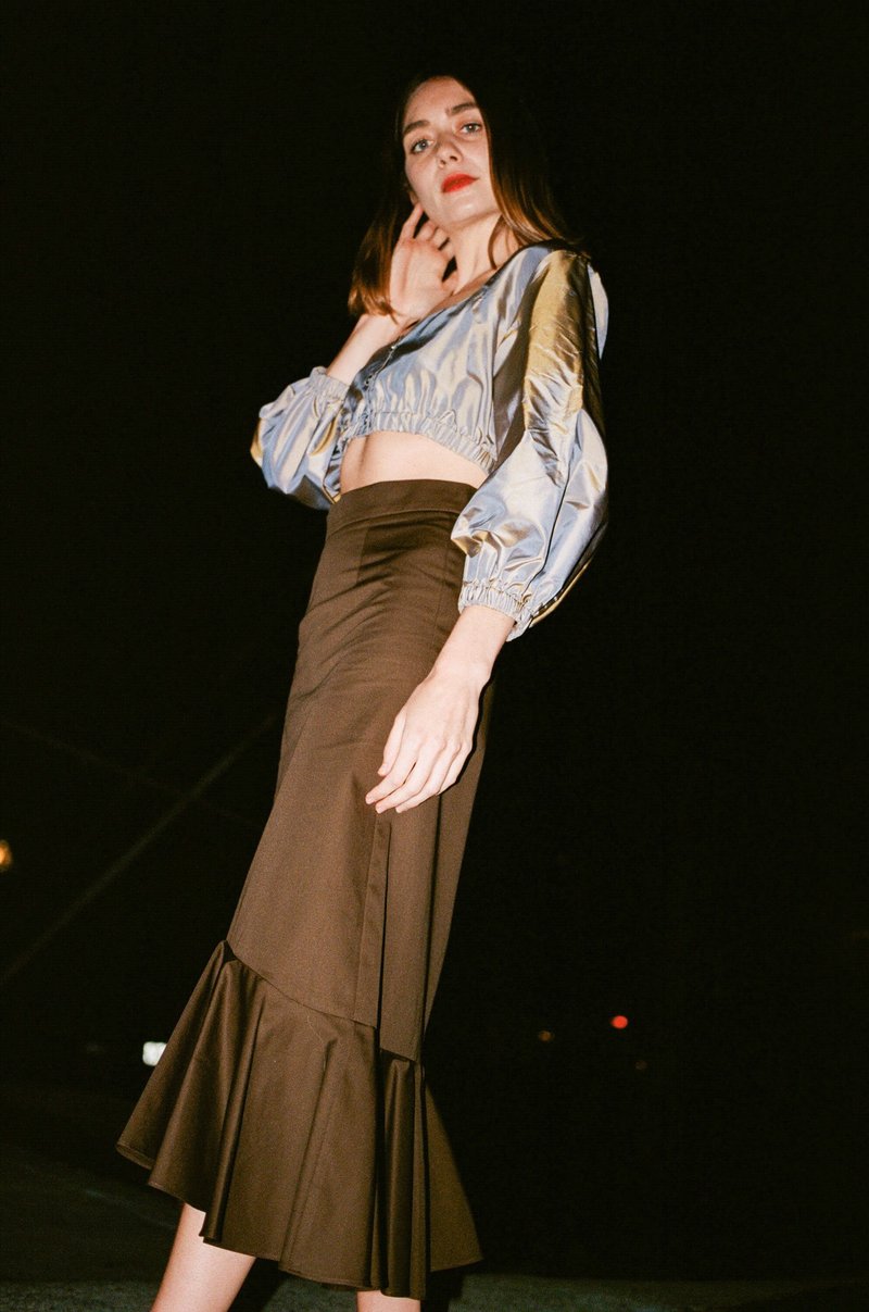 Wolcott : Takemoto Joan Skirt - Mesquite