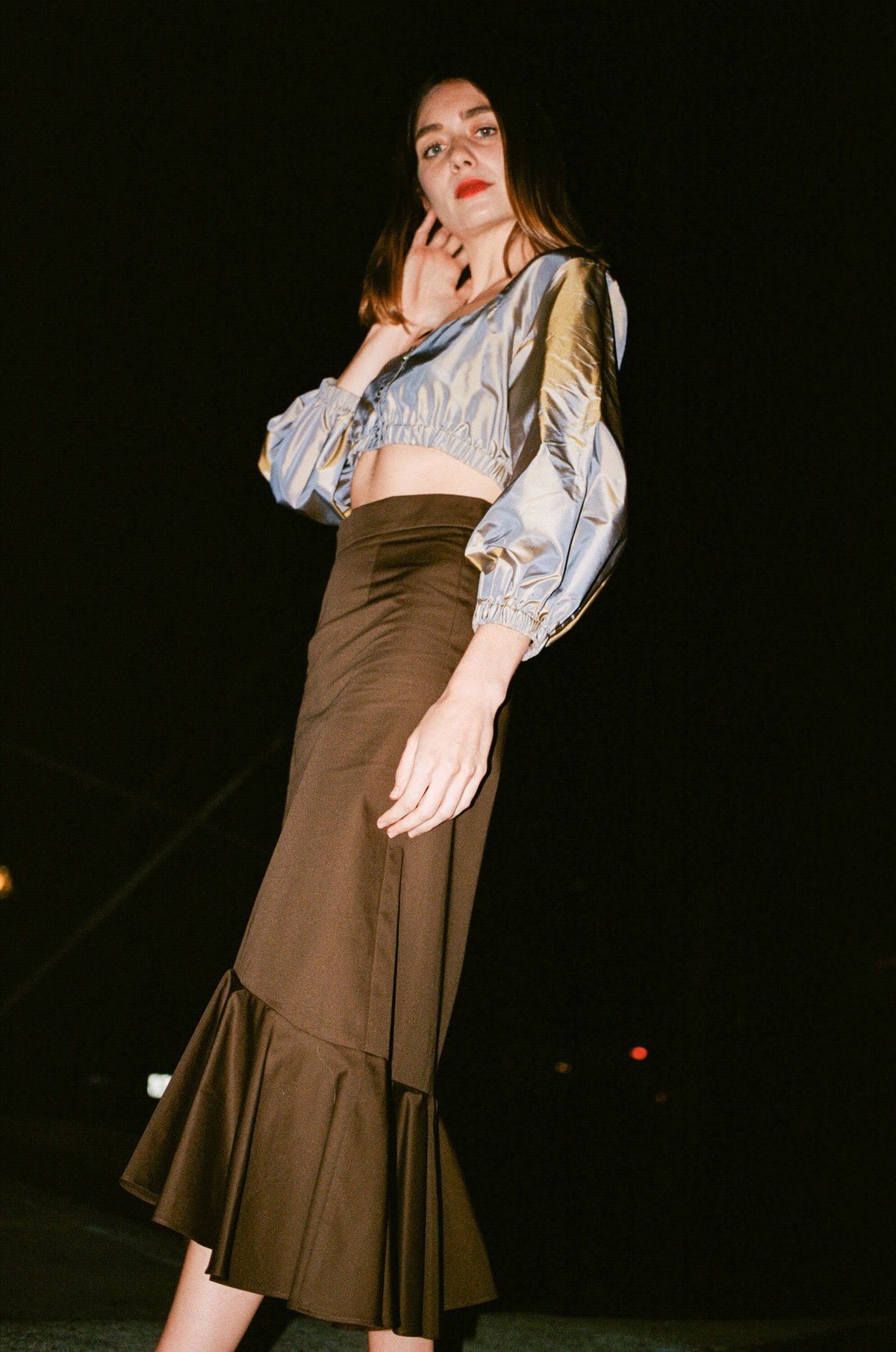 Wolcott : Takemoto Joan Skirt - Mesquite - Image 3 of 5