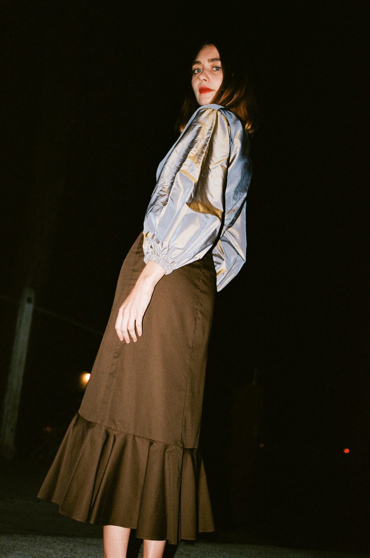 Wolcott : Takemoto Joan Skirt - Mesquite - Image 5 of 5