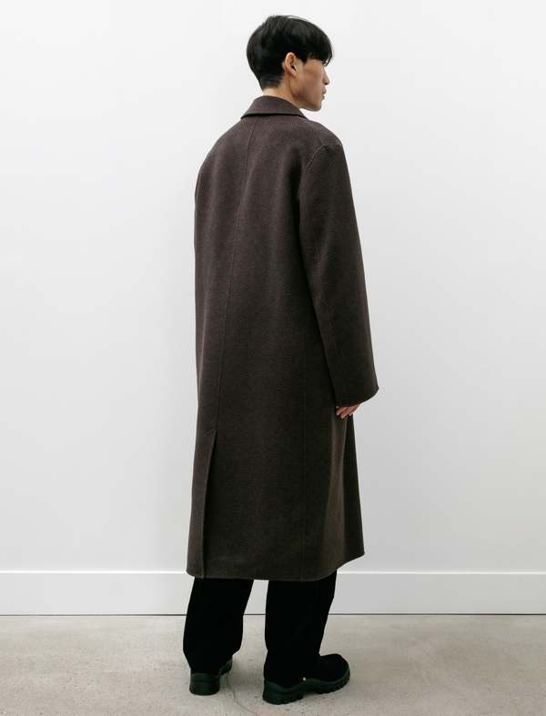 Acne Studios Double Breasted Wool Coat - Anthracite Grey | Garmentory
