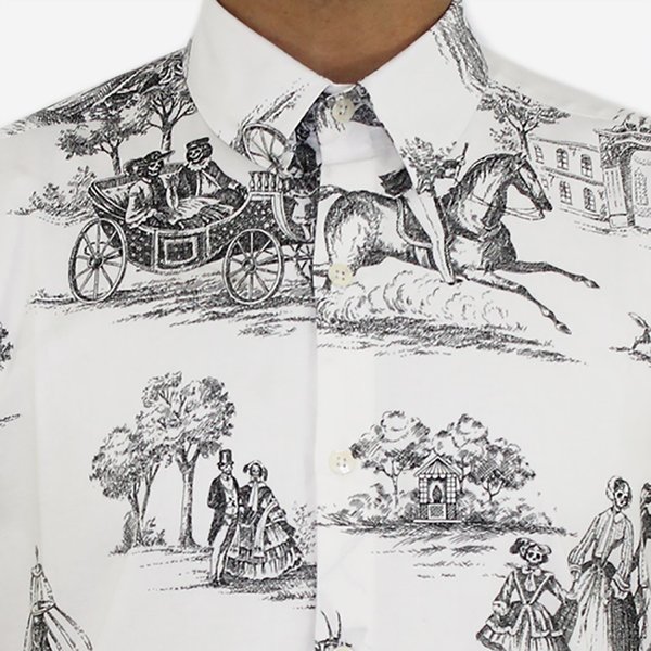18 Waits The Dylan Short-Sleeve Shirt - Black/White Living Dead 18 Waits The Dylan Short-Sleeve Shirt - Black/White Living Dead