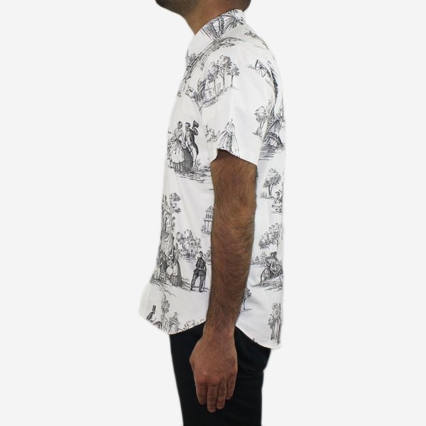 18 Waits The Dylan Short-Sleeve Shirt - Black/White Living Dead 18 Waits The Dylan Short-Sleeve Shirt - Black/White Living Dead