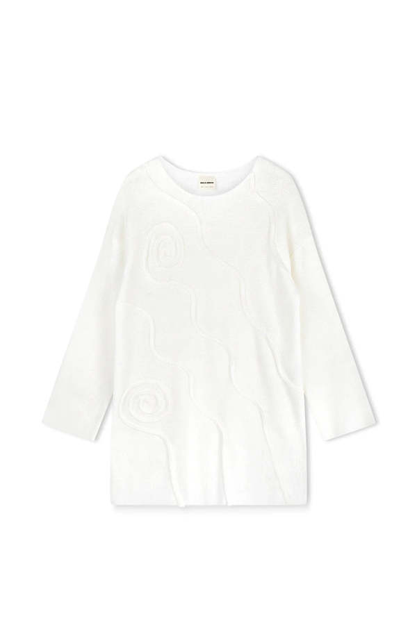 Zulu & Zephyr Shea Organic Cotton Swirl Tunic Dress | Garmentory