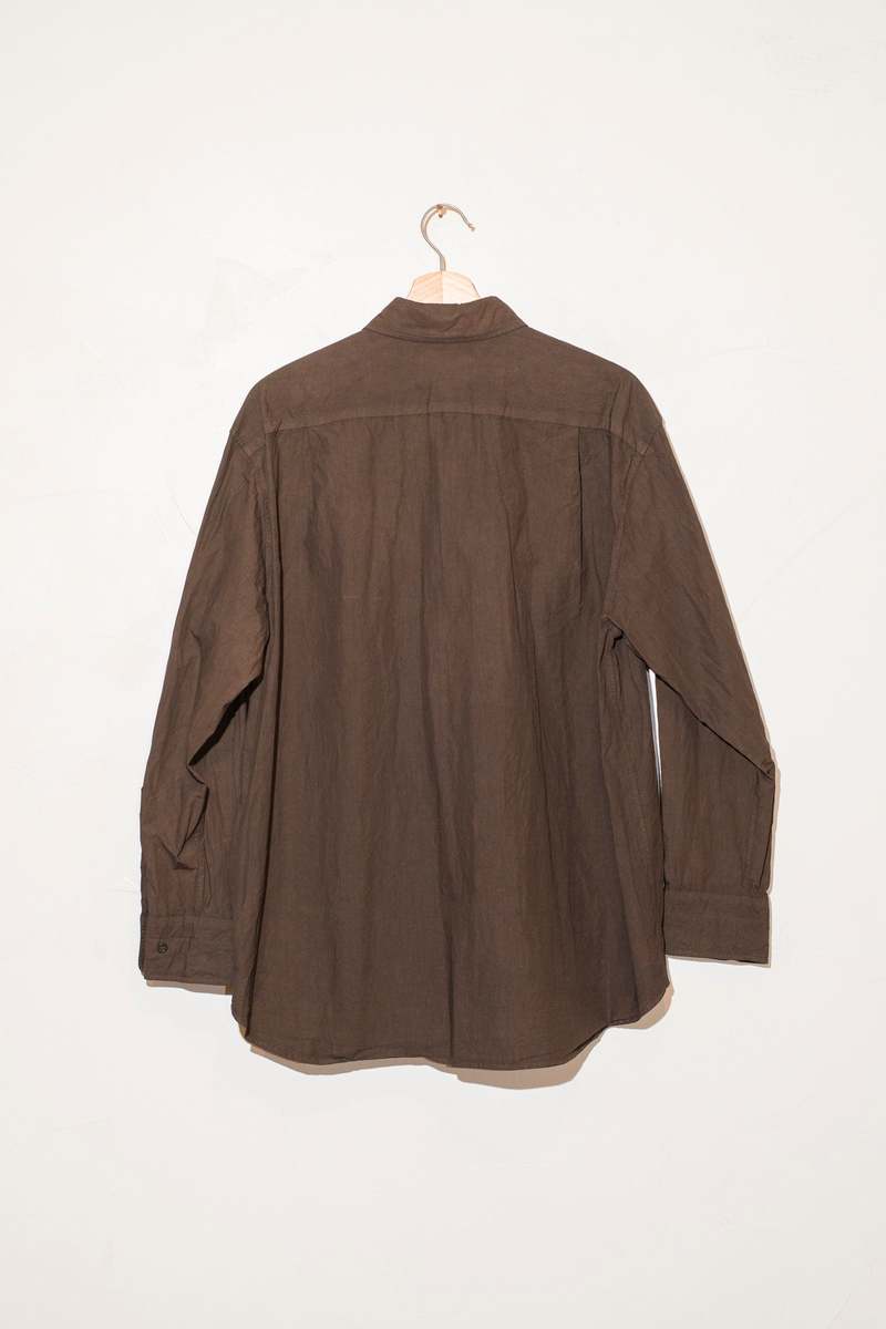 YOKO SAKAMOTO / WORK SHIRT 「brown」 サイズL YOKO SAKAMOTO ヨーコサカモト 「WORK SHIRT」- WEEKENDER SHOP