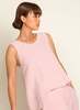 KAAREM Harmony Sleeveless Single Piece Top - Soft Pink - Thumbnail 6