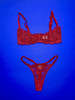 CLO Fortuna Abierto Half Cup Bra - Chili Pepper - Thumbnail 5