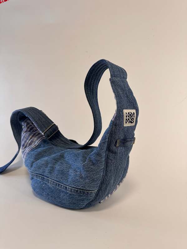Nimms Denim Patch Bag