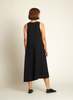 KAAREM Diagonal Xéo A-Line Pocket Dress - Black Blue - Thumbnail 4