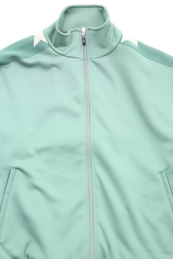 Kapital Smooth Jersey Standman & Woman Track Jacket - Light Green
