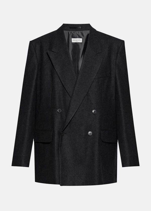 ジャケット・アウター 24ss dries van noten BishopDouble Blazer Dries Van Noten: Grey Bishop Gd Blazer | Men's Designer