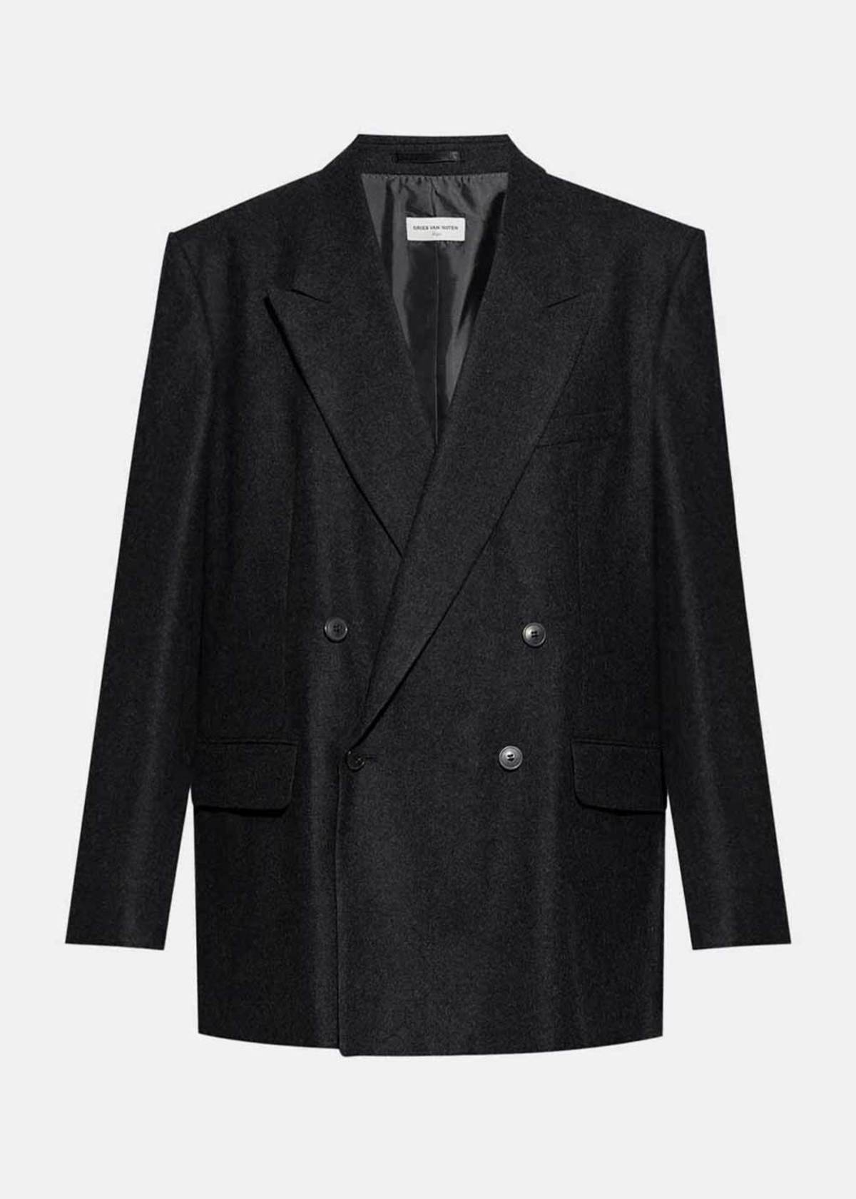 Dries Van Noten Bishop Jacket - Anthracite | Garmentory