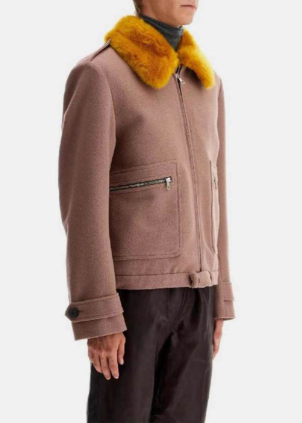 Dries Van Noten Verona Jacket - Old Rose | Garmentory