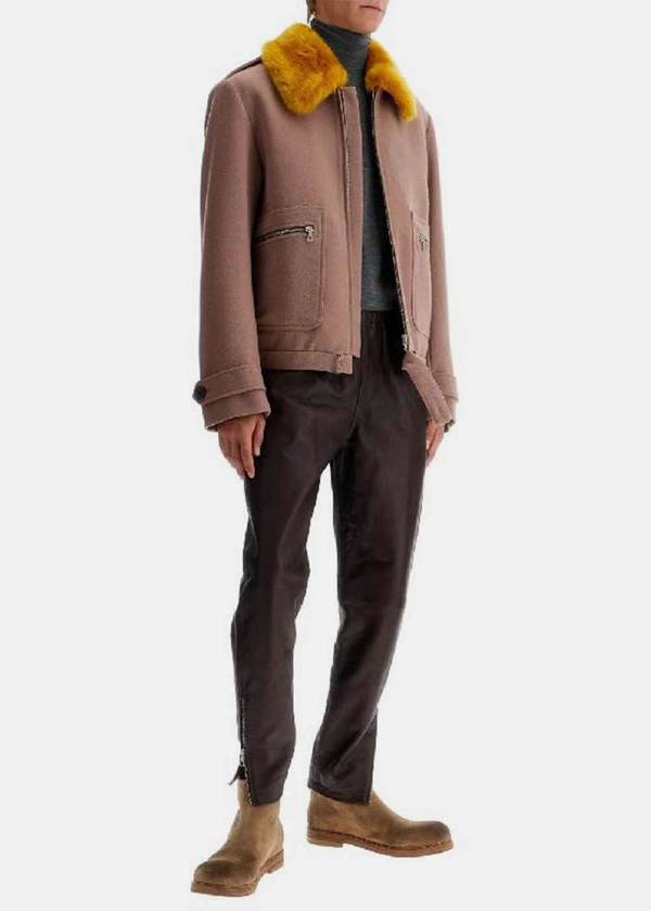 Dries Van Noten Verona Jacket - Old Rose | Garmentory