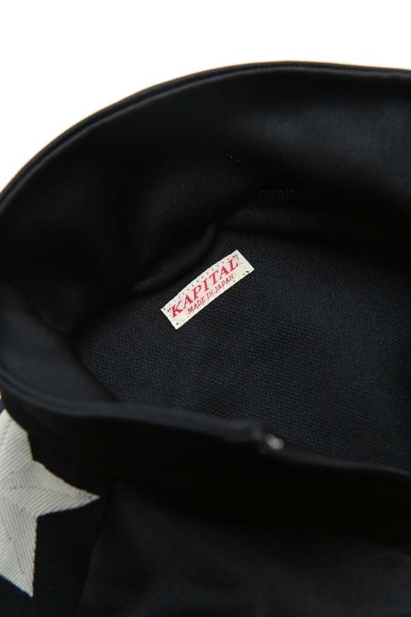 Kapital Smooth Jersey Standman & Woman Track Jacket - Black