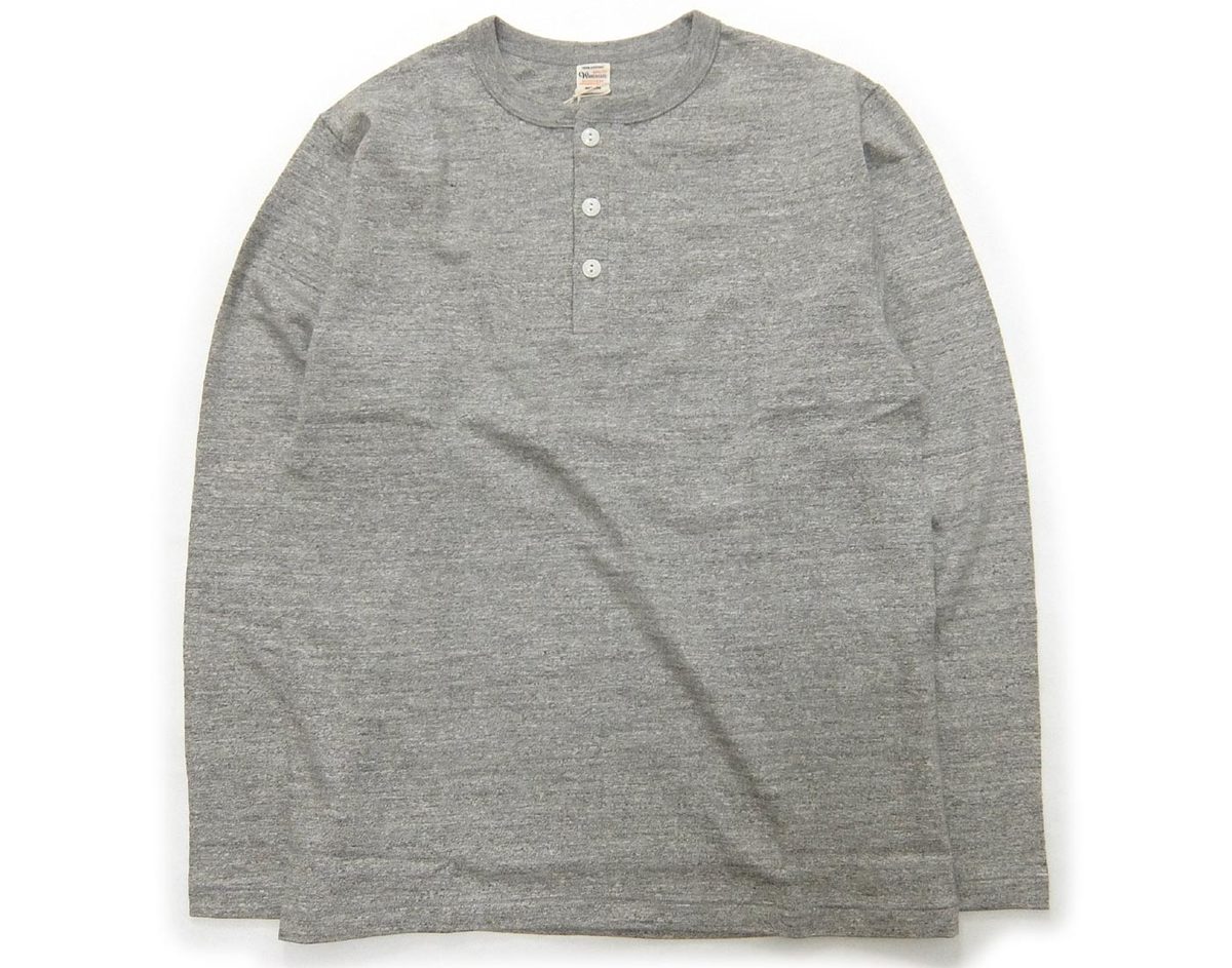 Warehouse & Co. Lot 5907 Long Sleeve Henley Neck - Heather Grey - Image 1 of 13