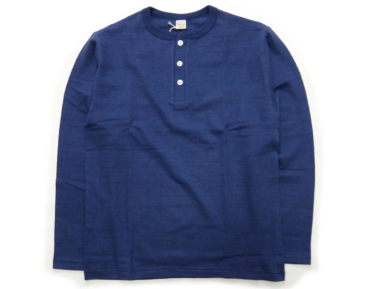 Warehouse & Co. Long Sleeve Henley Neck - Navy - Image 1 of 14