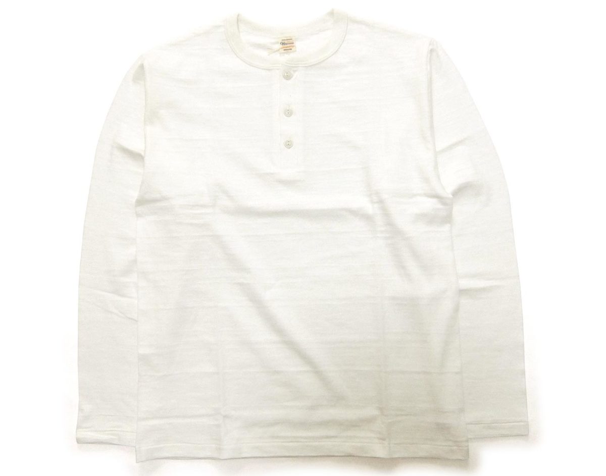 WAREHOUSE & CO.  Long Sleeve Henley Neck - Off White - Image 1 of 14