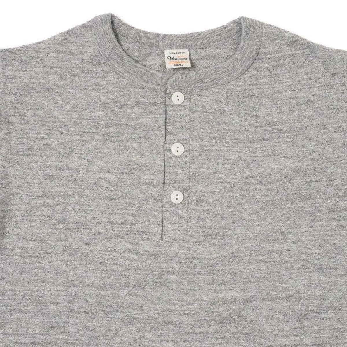WAREHOUSE & CO.  Long Sleeve Henley Neck - Off White - Image 8 of 14
