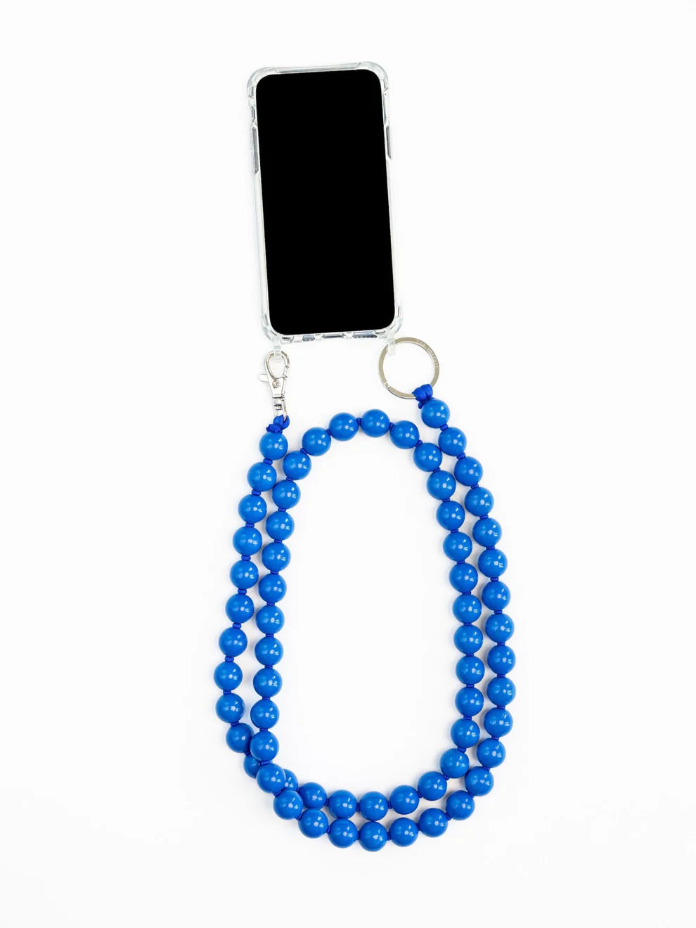 Ina Seifart BIG Perlin Necklace Keychain - Blue