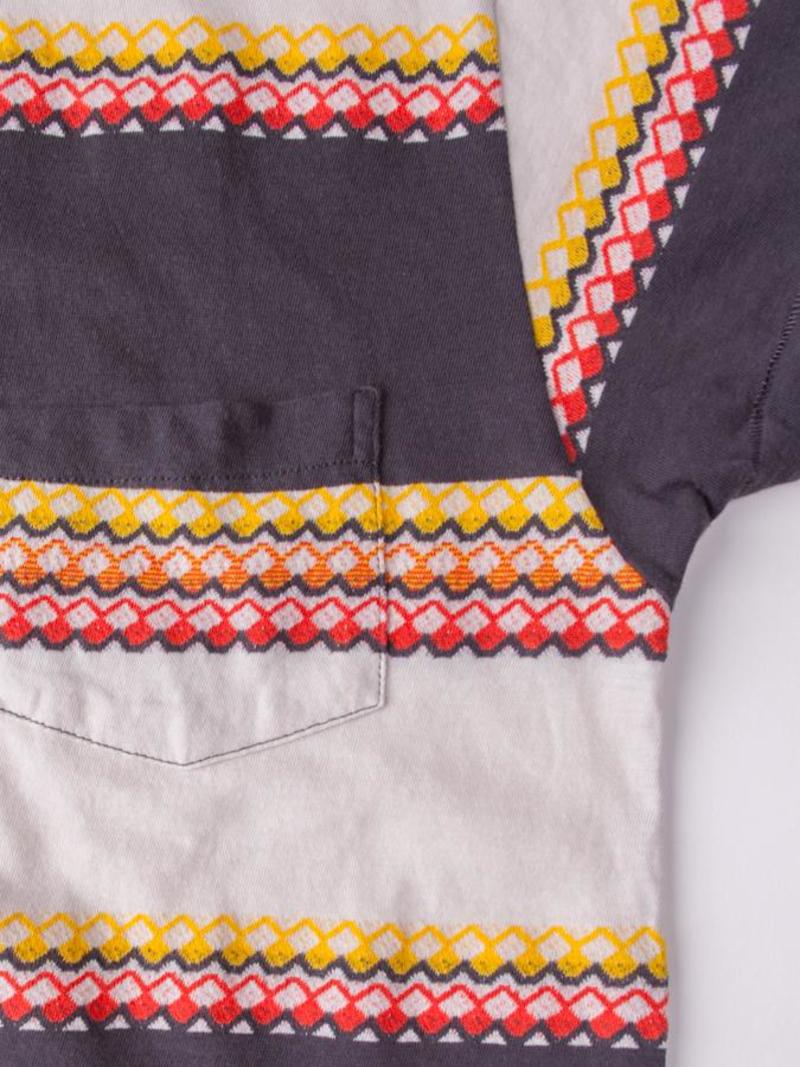 Levi's Vintage Clothing 1950's Sportswear Tee Wave Jacquard Blue