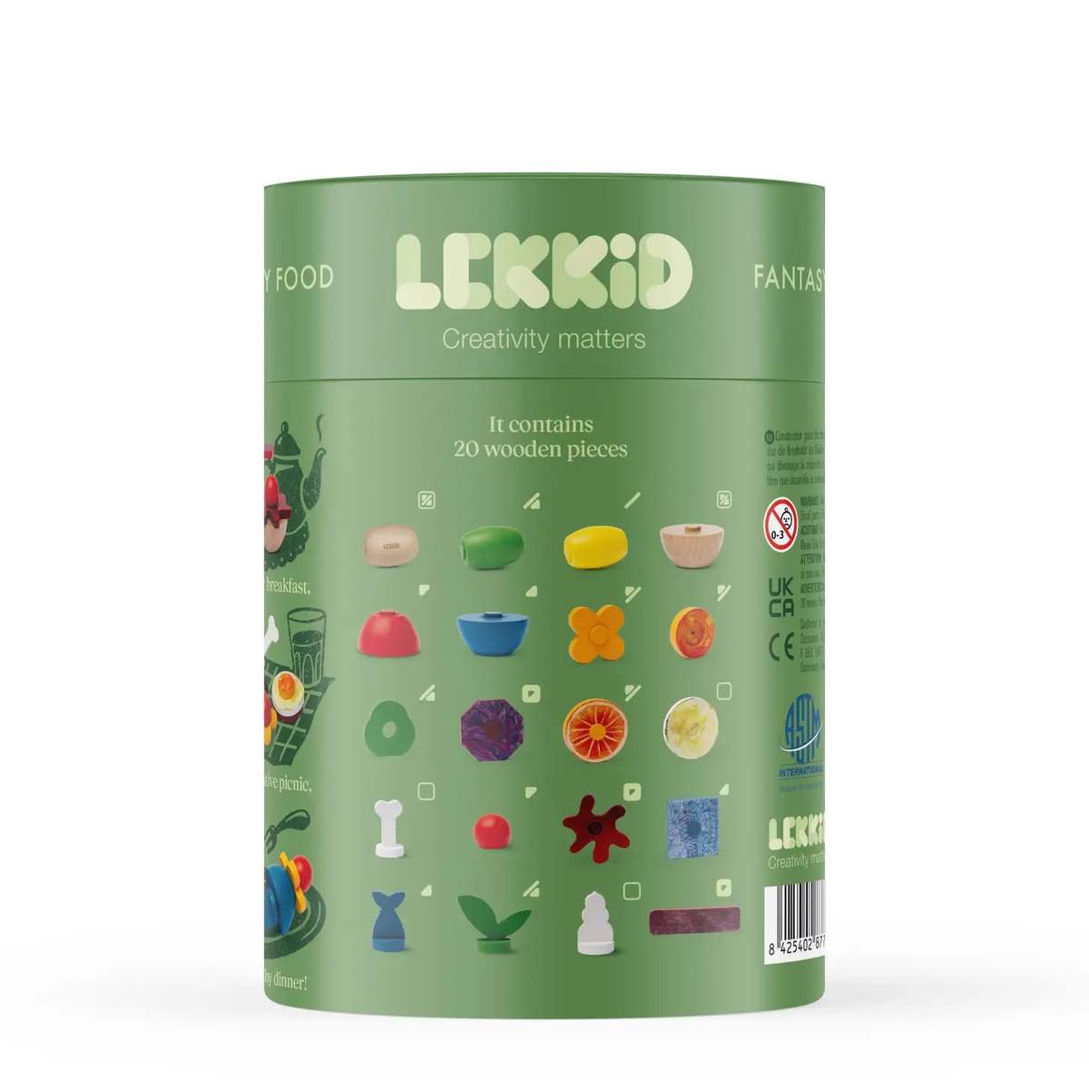 Kids Tender Leaf Toys Lekkid Fantasy Food Building Set - Image 5 of 5