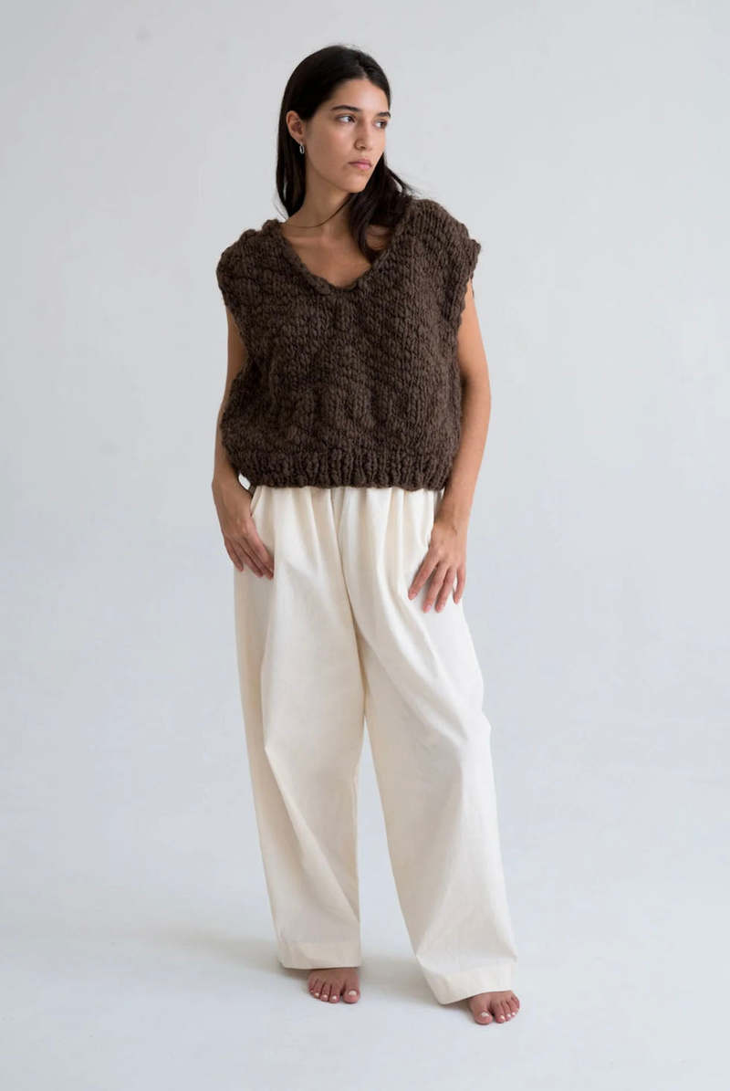 OUND Acacia Hand Knit Vest - Earth OUND Acacia Hand Knit Vest - Earth