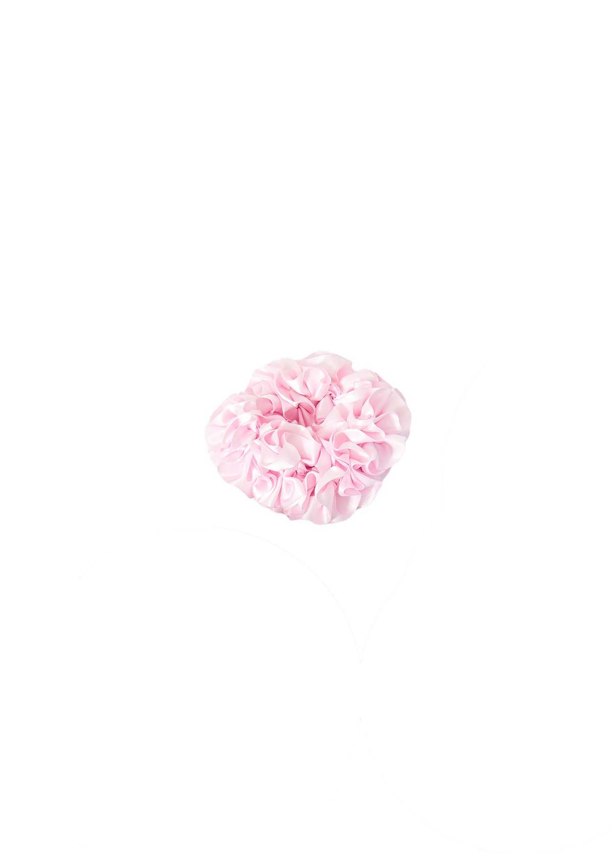 Maryam Nassir Zadeh Carnation Scrunchie - Icy Pink | Garmentory display picture 2