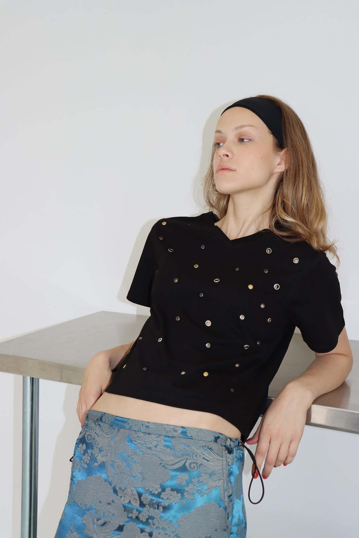 Muse the Label Emi Tee - Black - Image 2 of 7