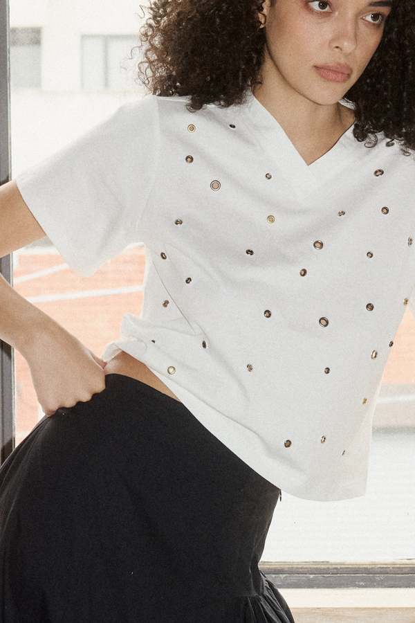 Muse the Label Emi Tee - White