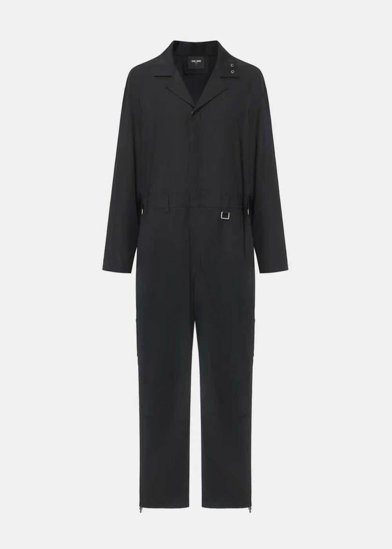 Team Wang Casual Long Sleeve Jumpsuit - Black Team Wang Casual Long Sleeve Jumpsuit - Black