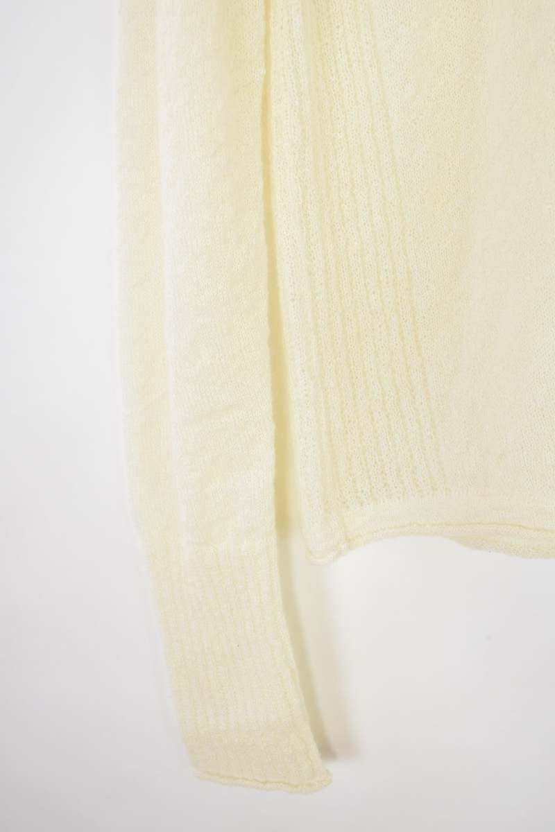 ICHI ANTIQUITES Japan Whole Garment Pullover - White