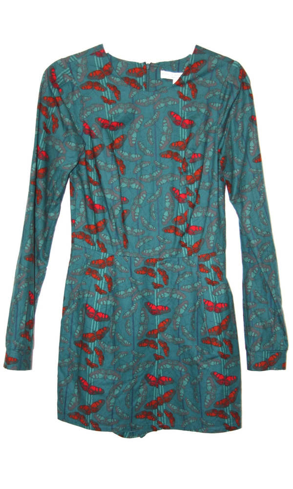 Birds of North America Nothura Romper - Blue