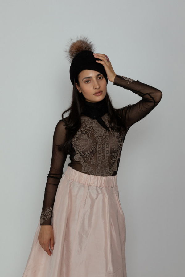 Aquarius Cocktail Taffeta Skirt - Blush