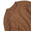 Sundazed Basketweave Stitch Yak Wool Raglan Pullover - Cinnamon - Thumbnail 2