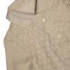 Sundazed Eyelet Diamond Lace Knit Polo Sweater - Wheat - Thumbnail 2
