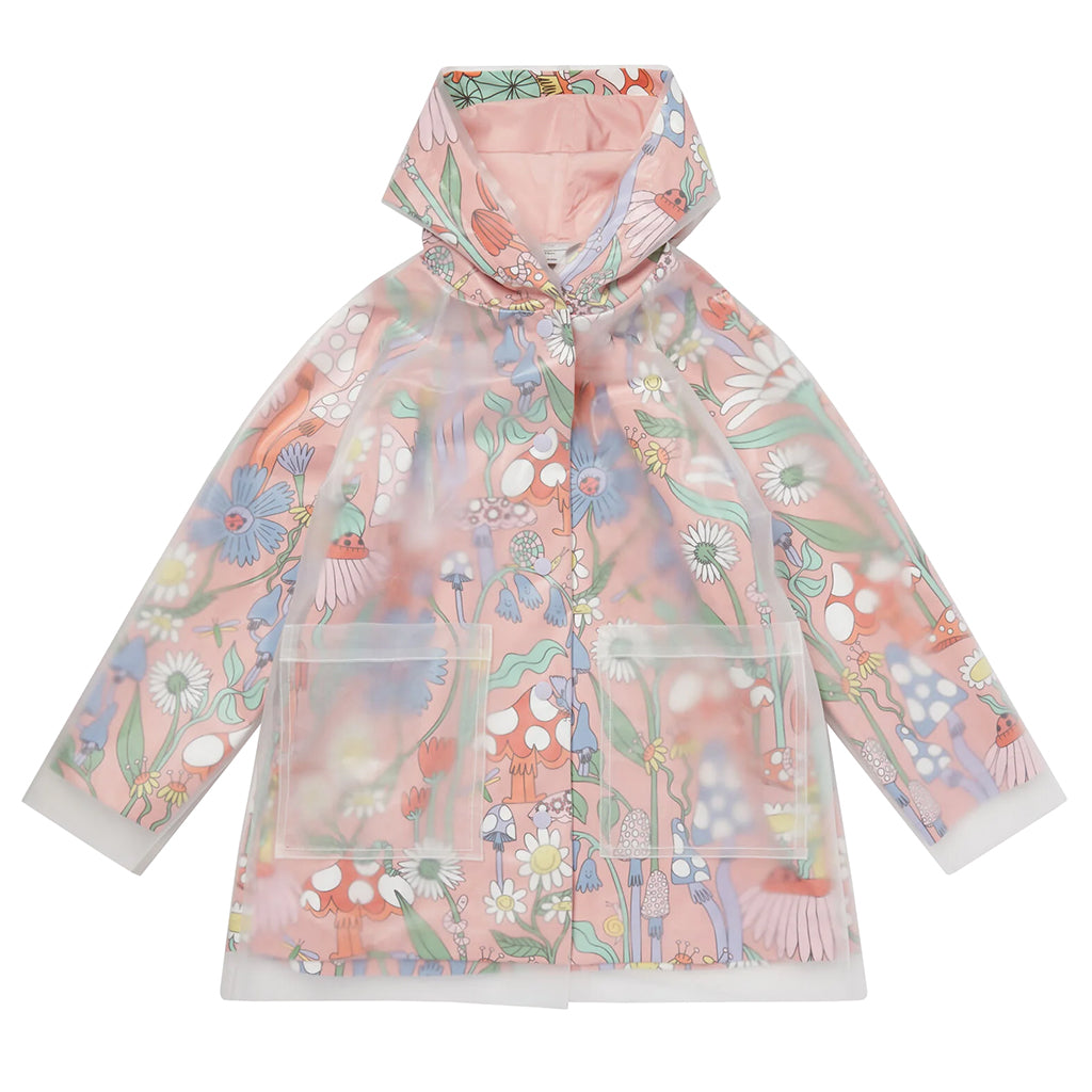 Kids Stella McCartney Rain Coat - Orange | Garmentory