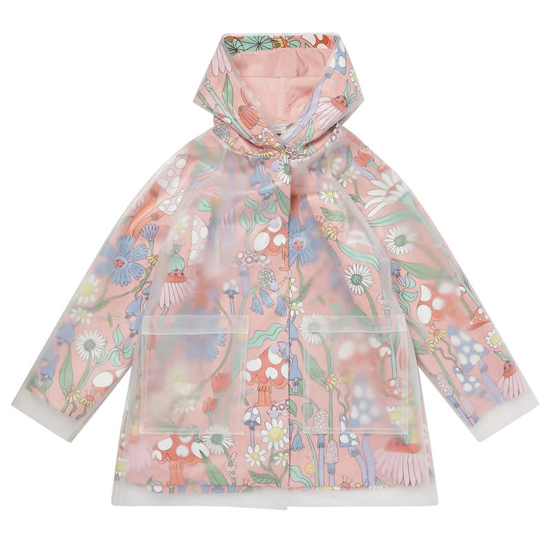 Kids Stella McCartney Rain Coat - Orange | Garmentory