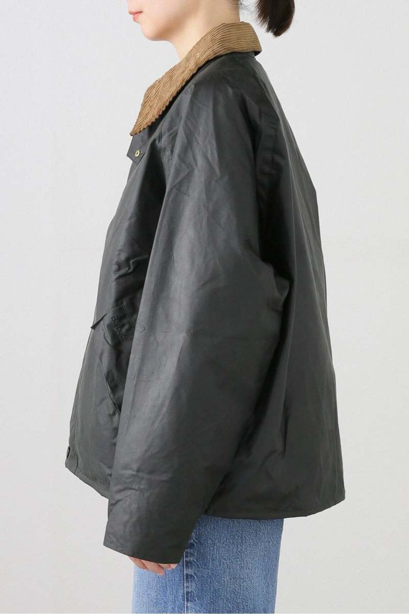 ジャケット・アウター Barbour 130th TRANSPORT JACKET 38 BARBOUR 130th Anniversary Transport Wax Jakcet Sage | Pereffs