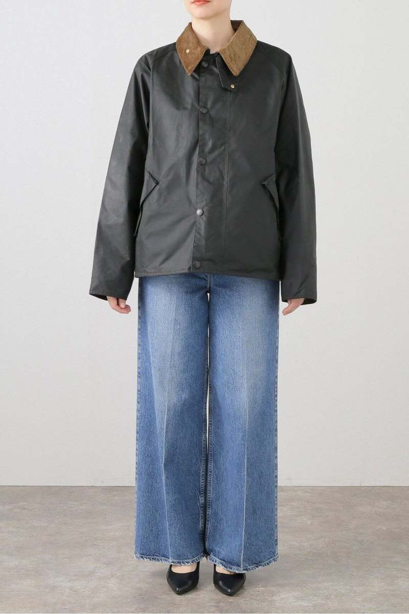 ジャケット・アウター Barbour 130th TRANSPORT JACKET 38 BARBOUR 130th Anniversary Transport Wax Jakcet Sage | Pereffs