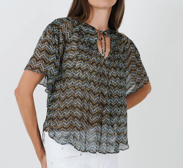 isabel marant etoile Neslya Top - Faded Black