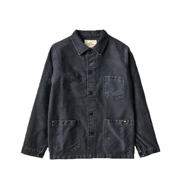 Le Mont St Michel Vintage Work Jacket - Black | Garmentory
