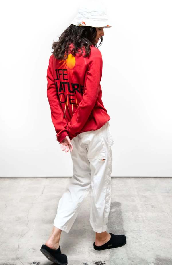 Free city LNLSun SuperYumm Raglan Top - Chalk Glass