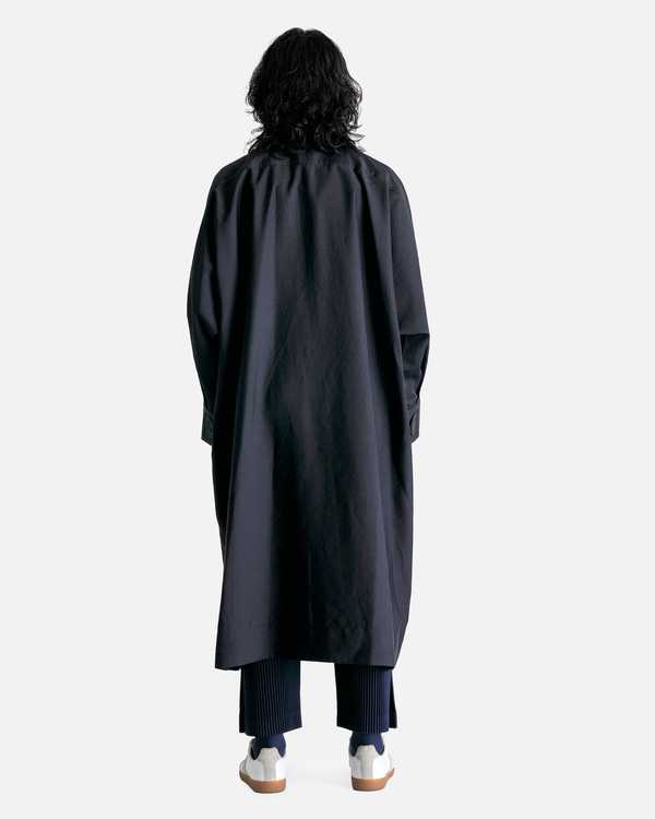 Issey Miyake Homme Plissé Blank Coat - Black | Garmentory