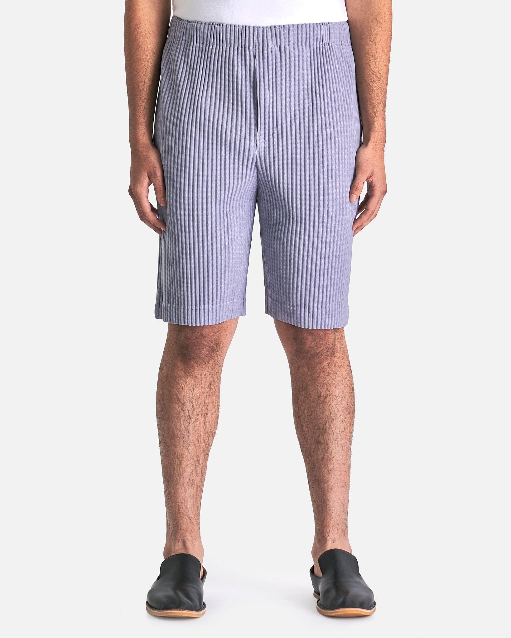 Issey Miyake Homme Plissé MC August Shorts - Mole Gray | Garmentory