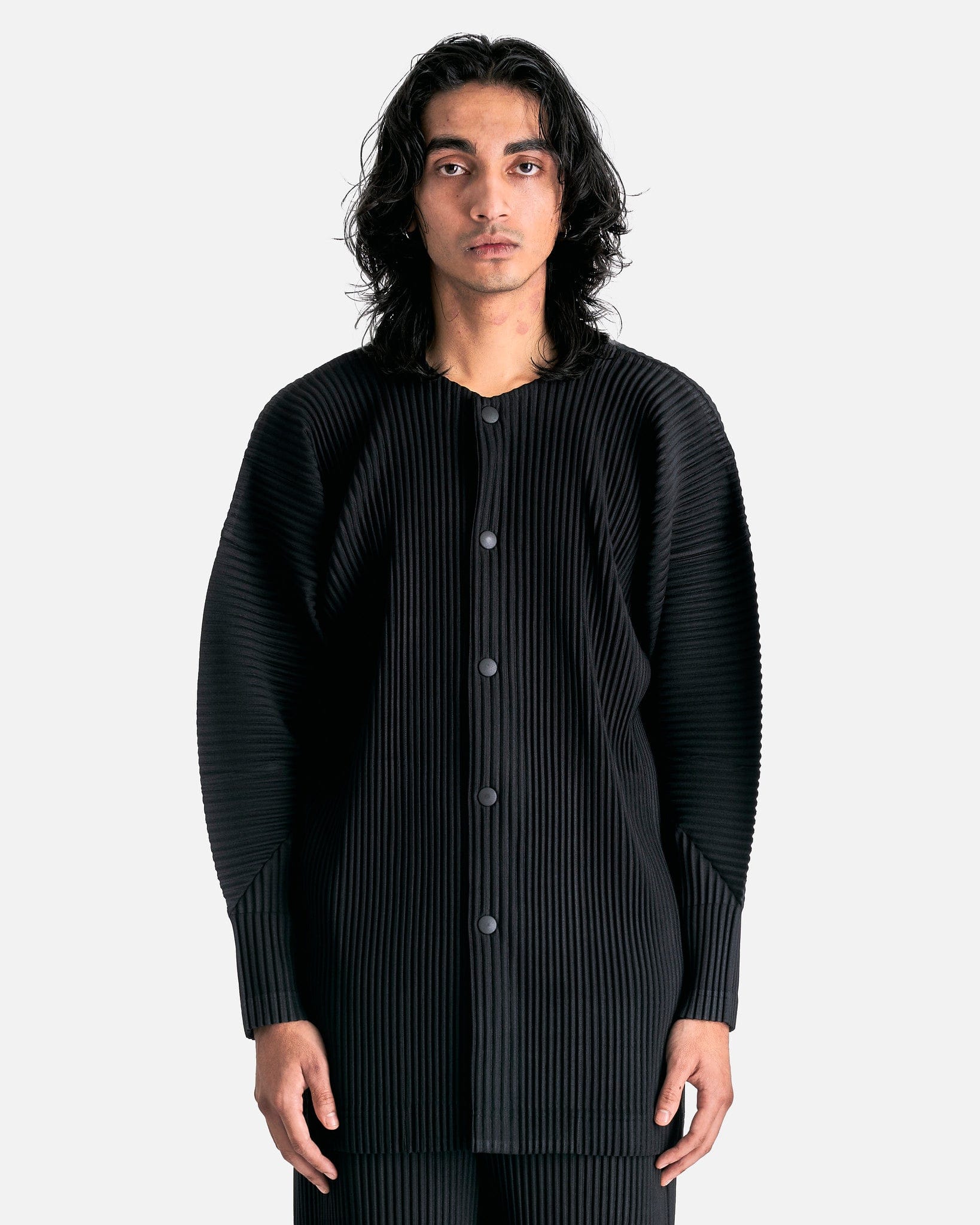 Issey Miyake Homme Plissé MC October Pleated Cardigan